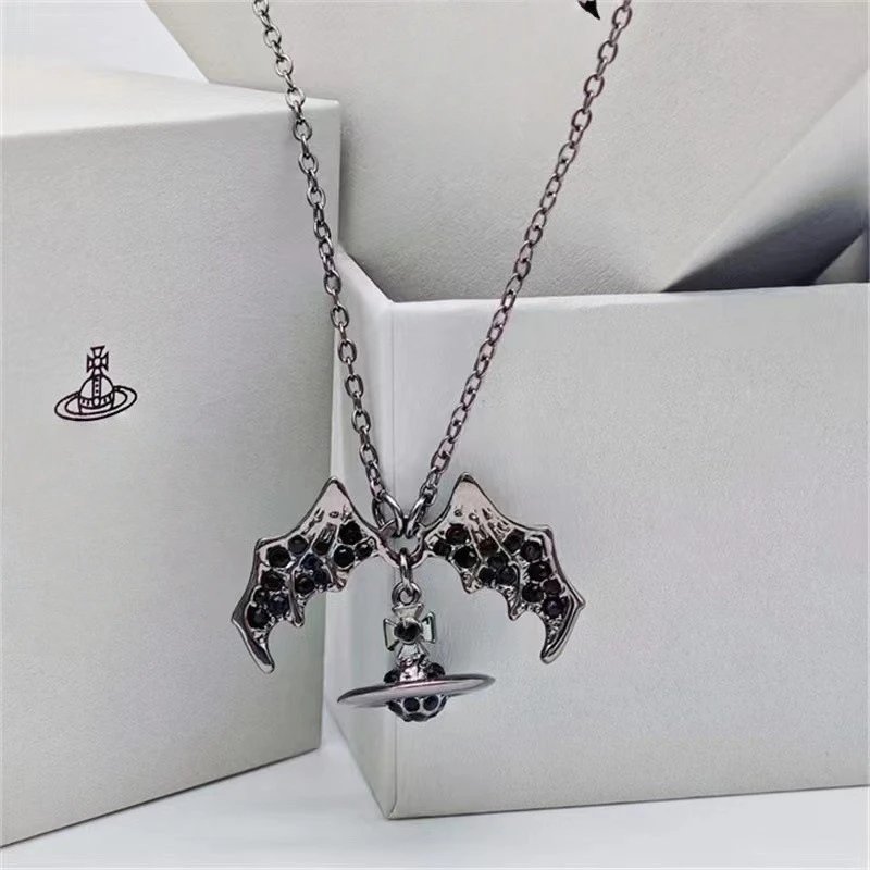Vivienne Westwood Women’s Bat Wing Orb Pendant Necklace